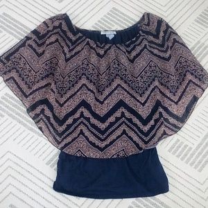 Carol rose top size small